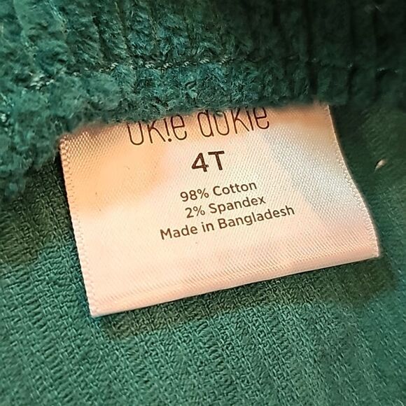 Teal cuduroy overall dress size 4 - Picture 5 of 8